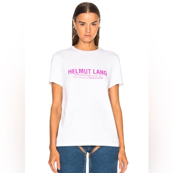 Helmut Lang Logo Baby Tee - Picture 3 of 7